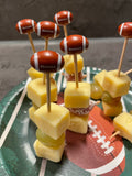 Finger food skewers - American Football party decoration (30 pieces) - 9cm